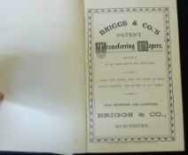 BRIGGS & CO'S PATENT TRANSFERRING PAPERS, Manchester, Briggs & Co, circa 1882, leaflet with new
