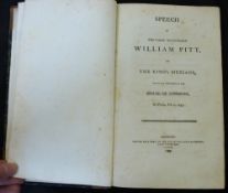 SPEECH OF THE RT HON WILLIAM PITT ON THE KING'S MESSAGE WHICH WAS DELIVERED IN THE HOUSE OF