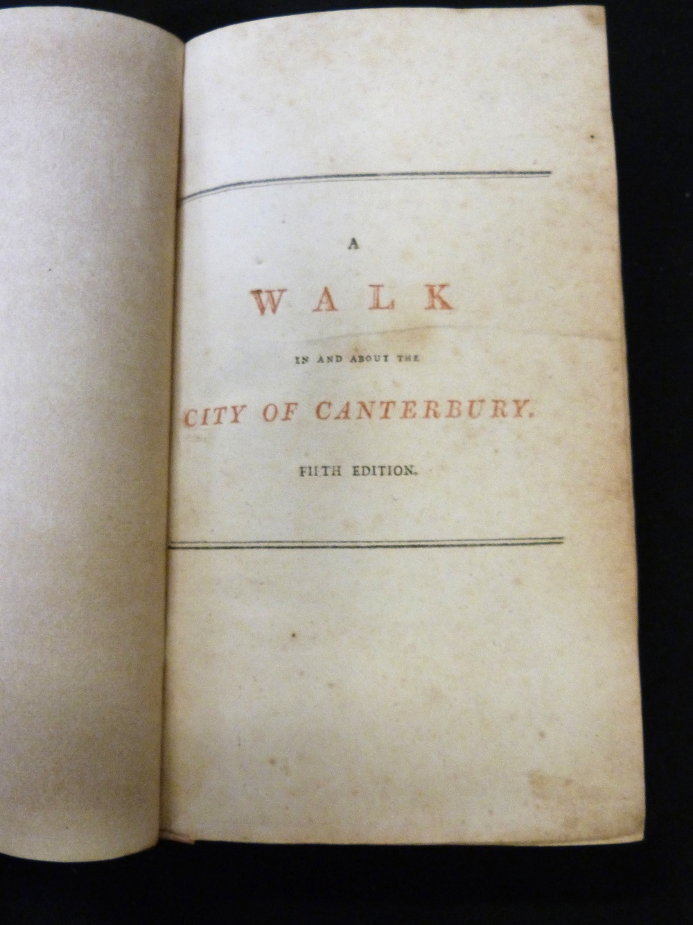 WILLIAM GOSTLING: A WALK IN AND ABOUT THE CITY OF CANTERBURY WITH MANY OBSERVATIONS NOT HITHERTO - Image 3 of 4