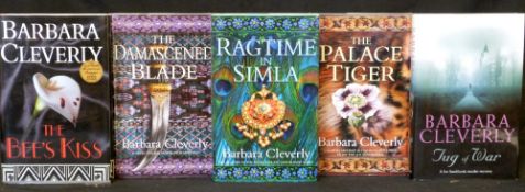BARBARA CLEVERLY: 5 titles: RAGTIME IN SIMLA, London, Constable, 2002, 1st edition, signed and
