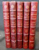 JANE AUSTEN: 5 titles: SENSE AND SENSIBILITY, ill Hugh Thomson, London, MacMillan, 1919; PRIDE AND