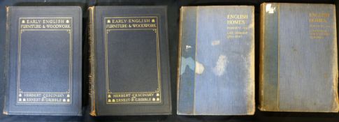 HERBERT CESCINSKY & ERNEST R GRIBBLE: EARLY ENGLISH FURNITURE AND WOODWORK, London, George