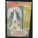 JAMES POPE HENNESSY: LONDON FABRIC, London, B T Batsford, 1939, 1st edition, original cloth (some