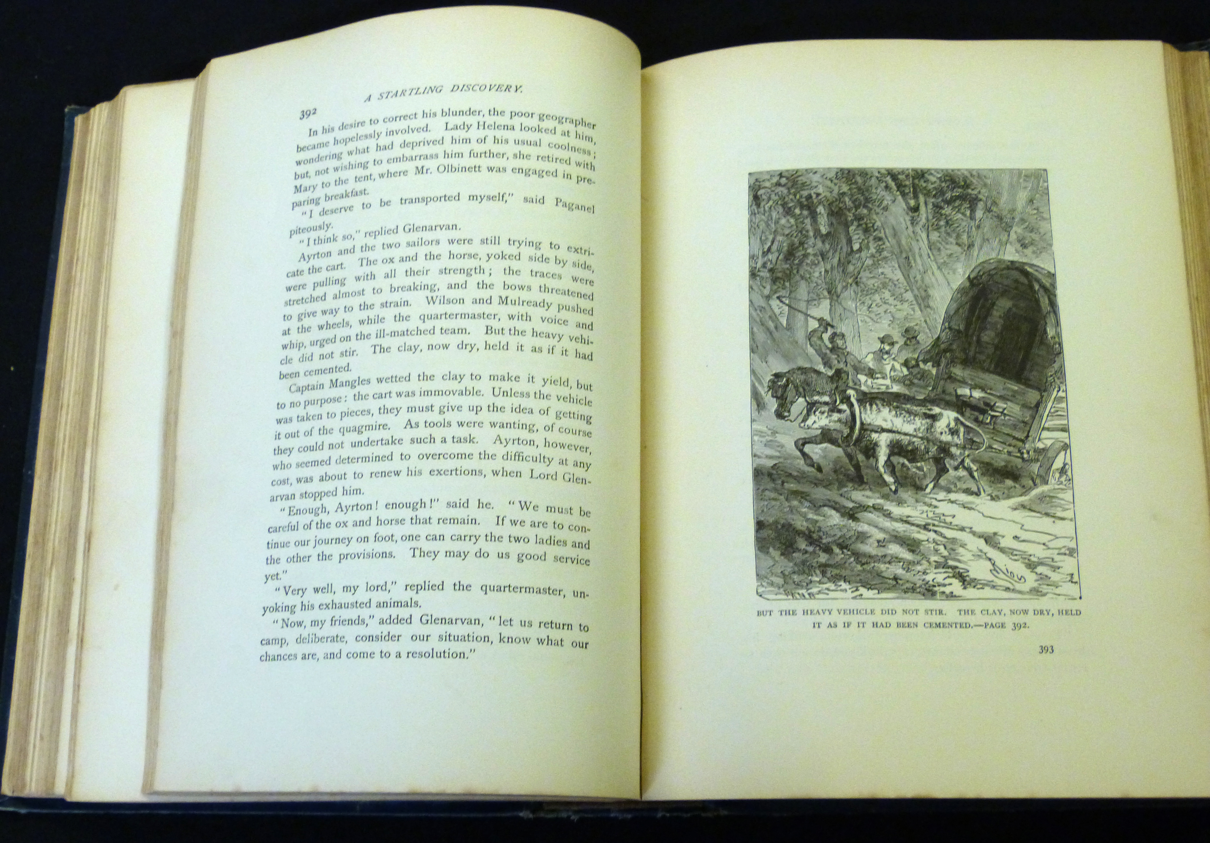 JULES VERNE: IN SEARCH OF THE CASTAWAYS..., Philadelphia, J B Lippincott, 1873, original - Image 4 of 4