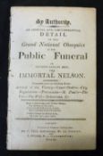 ANON: AN OFFICIAL AND CIRCUMSTANTIAL DETAIL OF THE GRAND NATIONAL OBSEQUIES AT THE PUBLIC FUNERAL OF