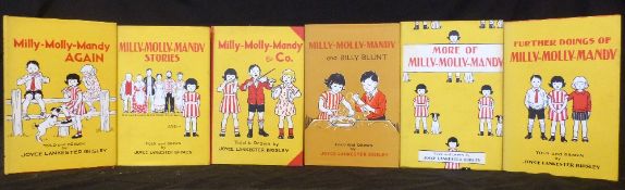 JOYCE LANCASTER BRISLEY: THE MILLY-MOLLY-MANDY SERIES: 6 titles: 1968-71 reprints, original