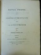 THOMAS DOWNEY: NAVAL POEMS, PLEASURES OF THE NAVAL LIFE AND THE BATTLE OF TRAFALGAR, London, printed