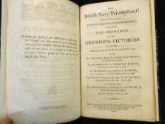ANON: THE BRITISH NAVY TRIUMPHANT BEING COPIES OF THE LONDON GAZETTE'S EXTRAORDINARY CONTAINING