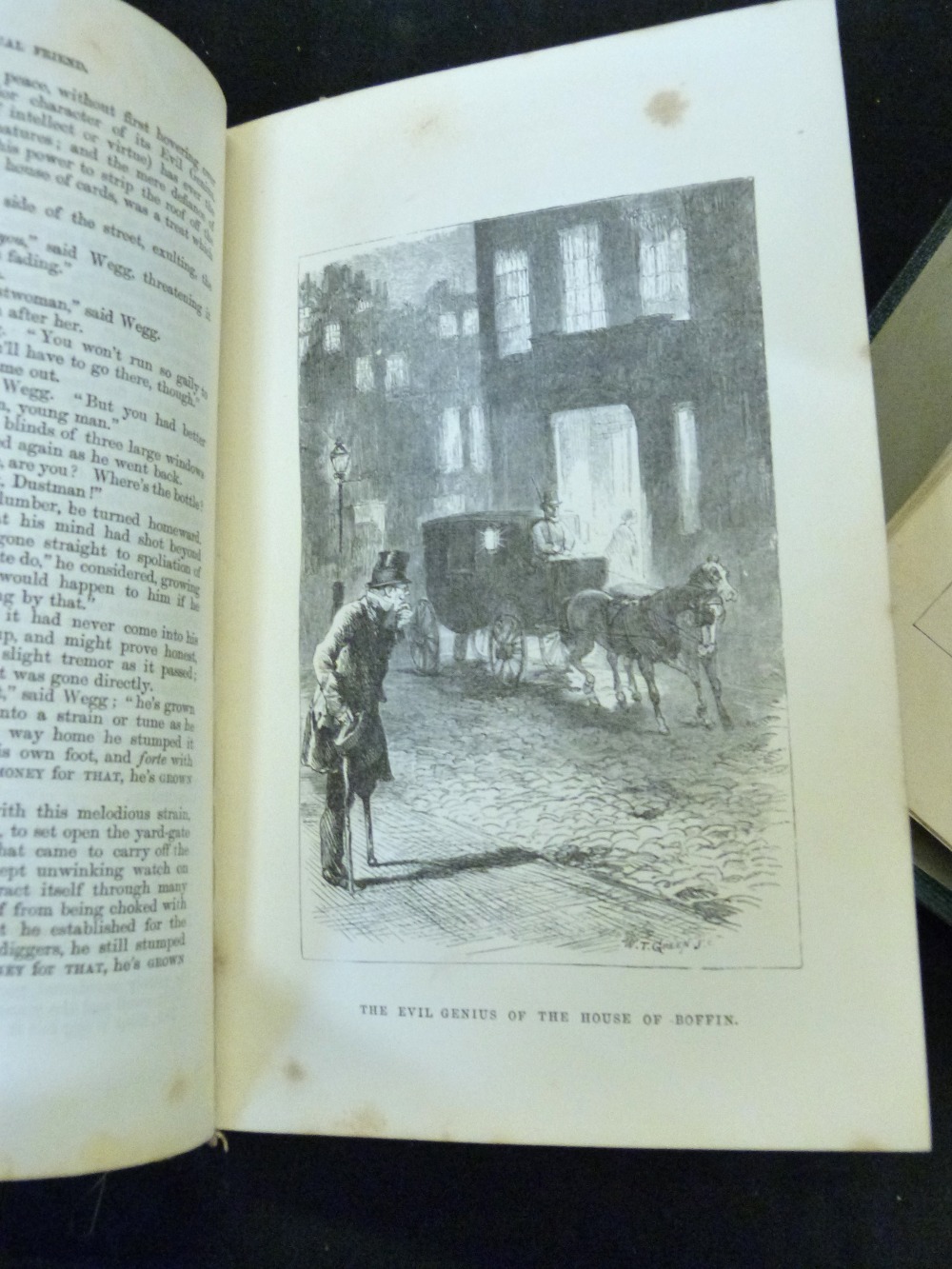 CHARLES DICKENS: OUR MUTUAL FRIEND, ill Marcus Stone, London, Chapman & Hall, 1865, 1st edition in - Image 3 of 3