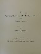 THOMAS NELSON: A GENEALOGICAL HISTORY OF THE NELSON FAMILY, Kings Lynn, Thew & Son, 1908, 1st