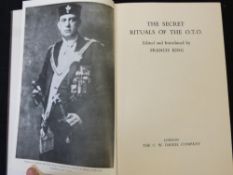 FRANCIS KING (ED): THE SECRET RITUALS OF THE O.T.O, London, C W Daniel Co, 1973, 1st edition,