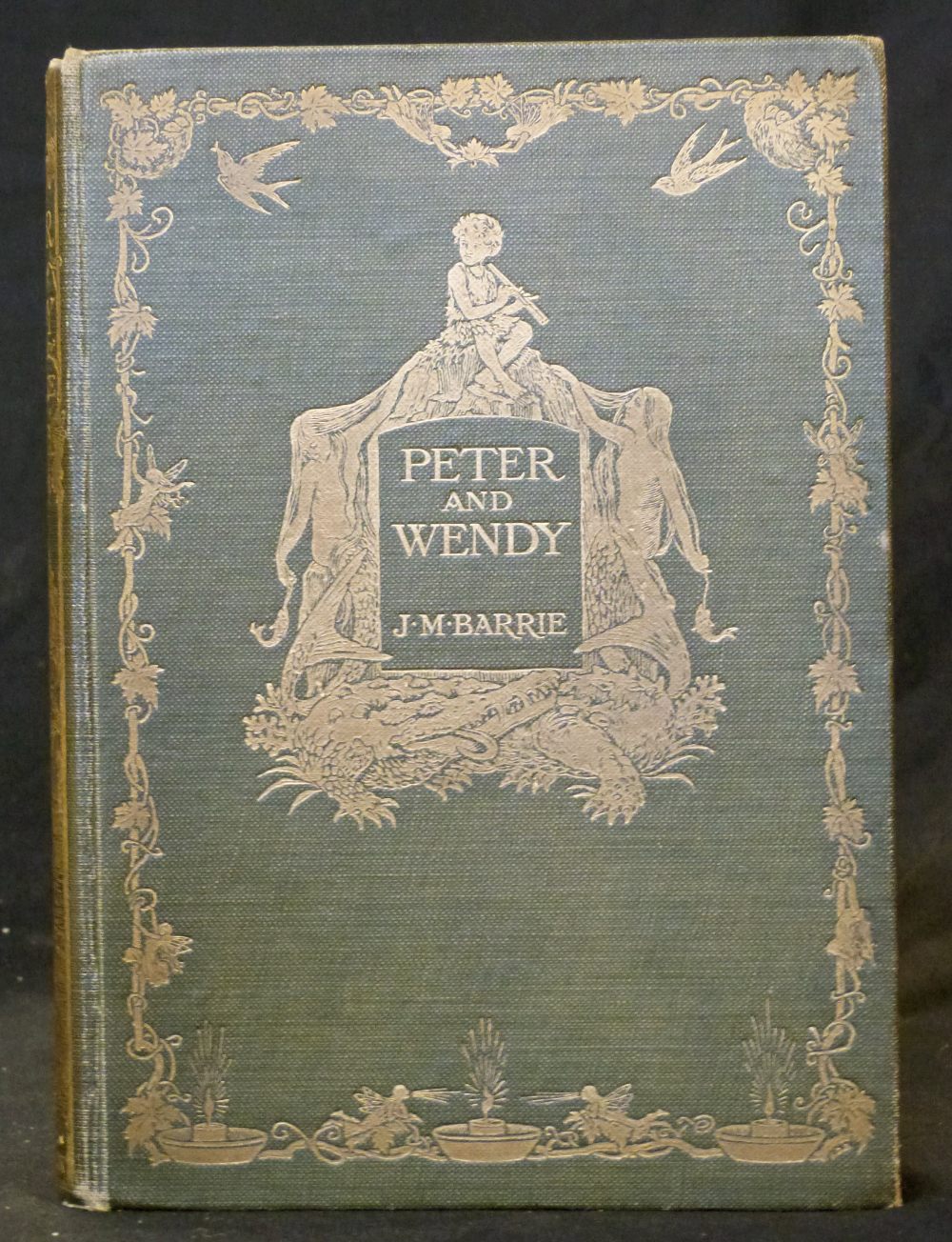 SIR JAMES MATTHEW BARRIE: PETER AND WENDY, ill F D Bedford, London, Hodder & Stoughton [1911], 1st