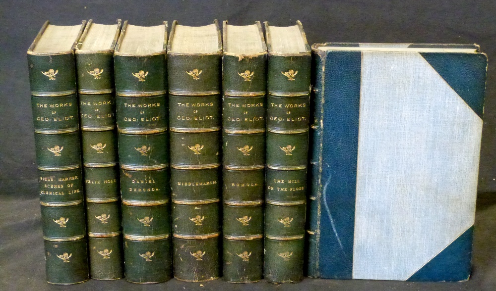 GEORGE ELIOT: NOVELS OF, Edinburgh and London, William Blackwood & Sons, circa 1890, 7 vols, - Image 2 of 3