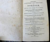 WILLIAM WHITE: HISTORY GAZETTEER AND DIRECTORY OF NORFOLK..., 1864, the scarce large format edition,