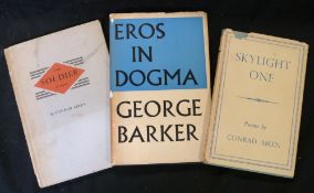 CONRAD AIKEN: 2 titles: THE SOLDIER, A POEM, Norfolk, Connecticut, New Directions [1944], 1st