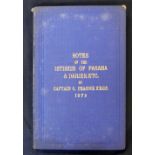 GEORGE PEACOCK: NOTES ON THE ISTHMUS OF PANAMA AND DARIEN, ALSO ON THE RIVER ST JUAN, LAKES OF