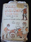 MISCH & CO (PUB): DOLLIES UP-TO-DATE, two coloured articulated paper dolls, double sided open top