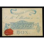 Theatre Royal Drury Lane admission to Robert Elliston's night box circa 1804