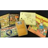BOX: PETER RABBIT Talking Storybook game, ND, original box + MY PICTURE BOOK LIBRARY circa 1943, 8