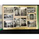 An old album mainly Middle East photographs, postcards etc, circa 1929-1940s, mainly corner