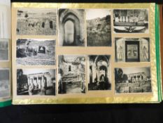 An old album mainly Middle East photographs, postcards etc, circa 1929-1940s, mainly corner