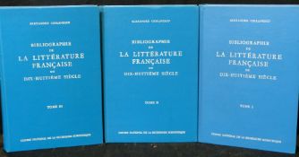 ALEXANDRE CIORANESCU: BIBLIOGRAPHIE DE LA LITTERATURE FRANCAIS DU DIX-HUITIEME SIECLE, Paris,