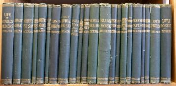 CHARLES DICKENS: THE WORKS, London, Chapman & Hall, circa 1871-80, 22 vols, 4to, original blind
