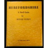 DAVID VREY: HEREFORDSHIRE, A SHELL GUIDE, London, Faber & Faber, 1955, 1st edition, 4to, original