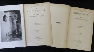 JAMES GEORGE FRAZER: THE GOLDEN BOUGH, A STORY IN COMPARATIVE RELIGION, London and New York,