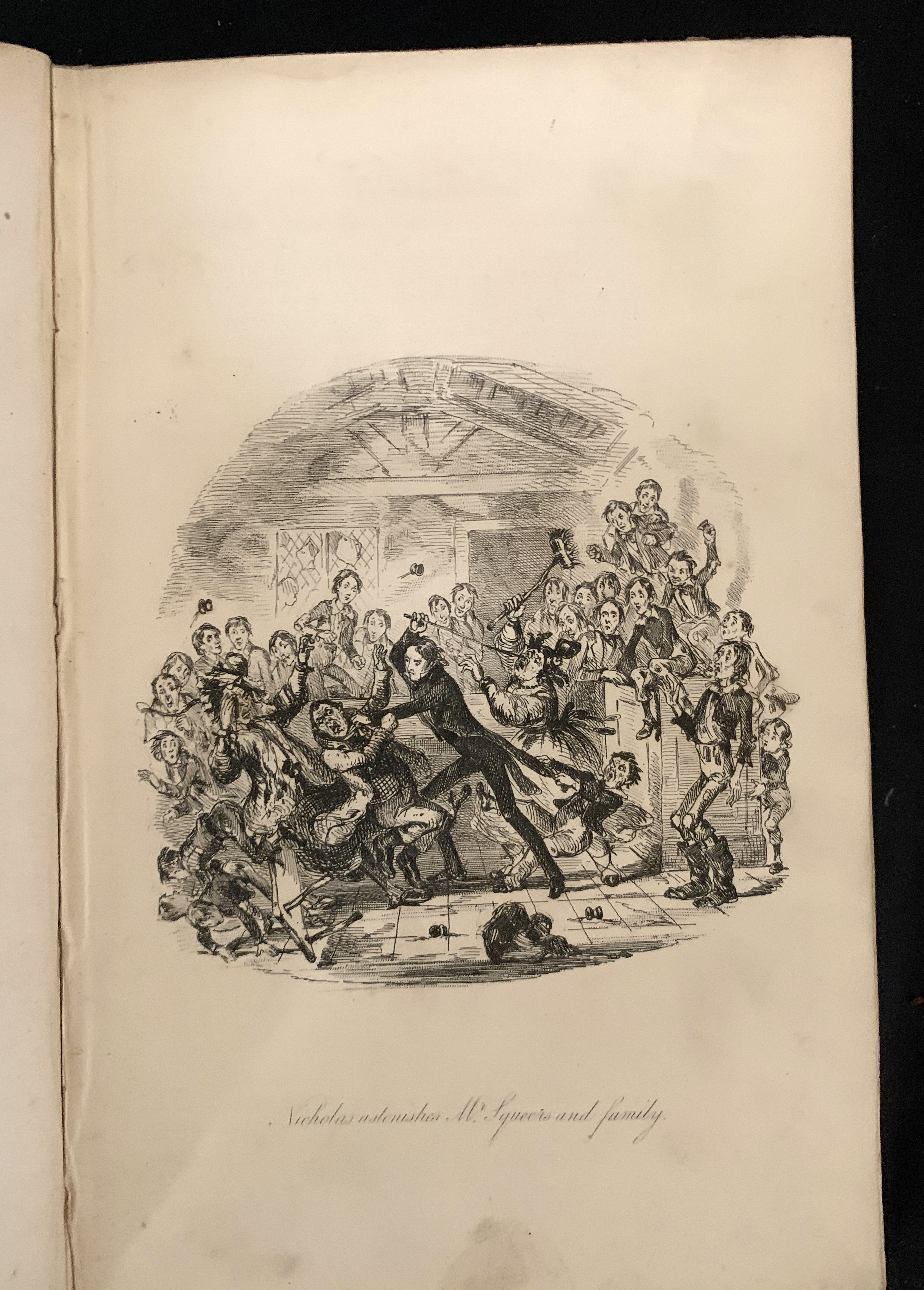 CHARLES DICKENS: THE LIFE AND ADVENTURES OF NICHOLAS NICKLEBY, ill H K Browne, "Phiz", London, - Image 3 of 3