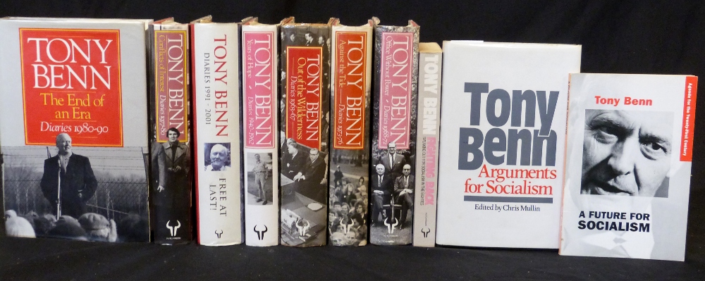 TONY BENN: 4 titles: DIARIES, 1987-90, 1992, 1992, 2002, 1st editions, original cloth, dust