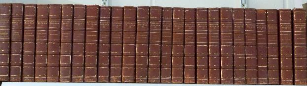 SIR WALTER SCOTT: WAVERLEY NOVELS, London, Adam & Charles Black, 1897, 25 vols, contemporary half