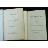 ANON: MEMORIALS OF JAMES PATERSON, Glasgow, M'Corquodale, 1858, 1st edition, printed for the use