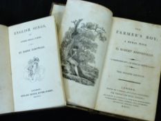 ROBERT BLOOMFIELD: THE FARMER'S BOY, A RURAL POEM - RURAL TALES, BALLADS AND SONGS, London, Vernor &