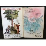 IRIS MURDOCH: 2 titles: AN UNOFFICIAL ROSE, London, Chatto & Windus, 1962, 1st edition, original