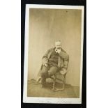 Carte de Visite of Victor Hugo (1802-1885), pub Dusacq & Cie, Paris, 1861