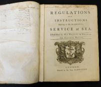 REGULATIONS AND INSTRUCTIONS RELATING TO HIS MAJESTY'S SERVICE AT SEA ESTABLISHED BY HIS MAJESTY