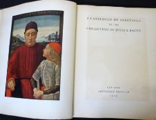 JULES SEMON BACHE: A CATALOGUE IN THE COLLECTION OF JULES S BACHE, New York, 1929, 1st edition,