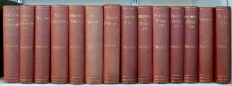 WILLIAM MAKEPEACE THACKERAY: THE WORKS, London, Smith Elder, 1907-08, 14 vols, biographical edition,