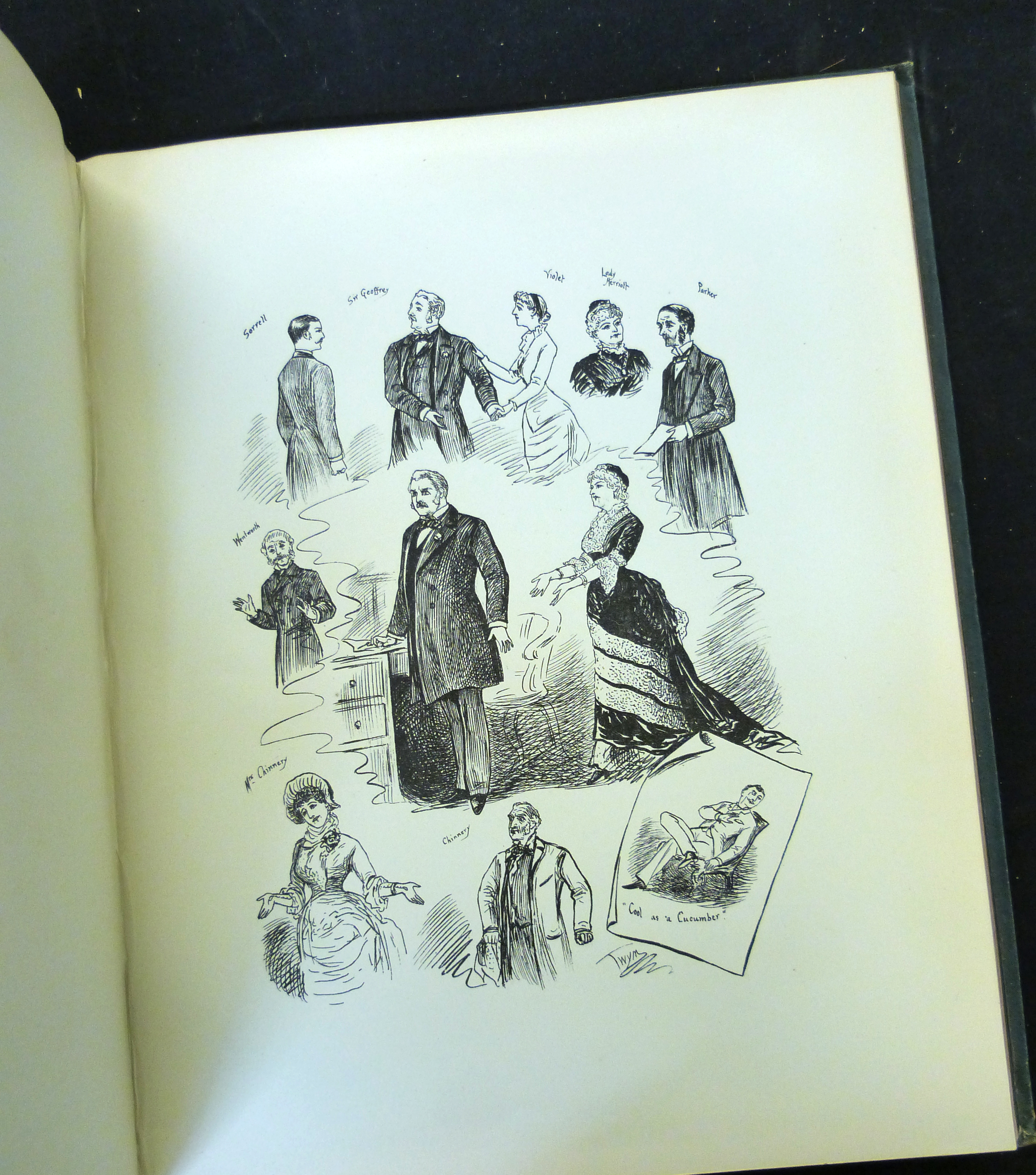 "TWYM" AND "SIR ORACLE": THE DRAMATIC ALBUM OF "QUIZ" FOR 1882, Glasgow, Quiz Office [1883], 1st - Image 3 of 5