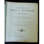 W G BLACKIE: THE COMPREHENSIVE ATLAS AND GEOGRAPHY OF THE WORLD, London, Blackie, 1882, large 4to,