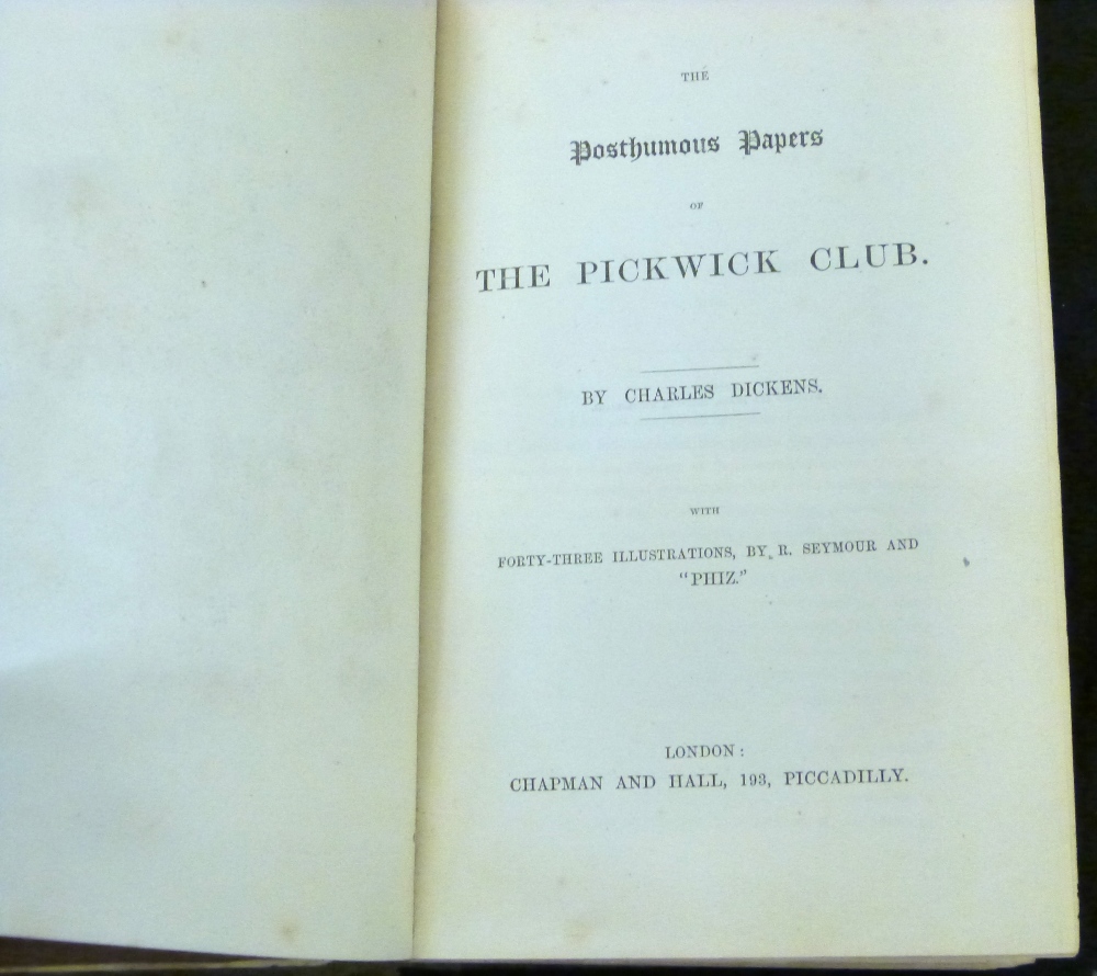 CHARLES DICKENS: THE POSTHUMOUS PAPERS OF THE PICKWICK CLUB, ill R Seymour & H K Browne, London, - Image 4 of 4