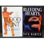 IAN RANKIN writing as JACK HARVEY: 2 titles: BLEEDING HEARTS, London, Headline, 1994, 1st edition,