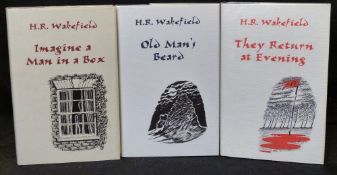 HERBERT RUSSELL WAKEFIELD: 3 titles: THEY RETURN AT EVENING, A BOOK OF GHOST STORIES, Pen Y