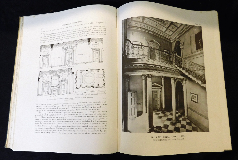 ARTHUR STRATTON: THE ENGLISH INTERIOR, London, B T Batsford [1920], 1st edition, folio, original - Image 4 of 4