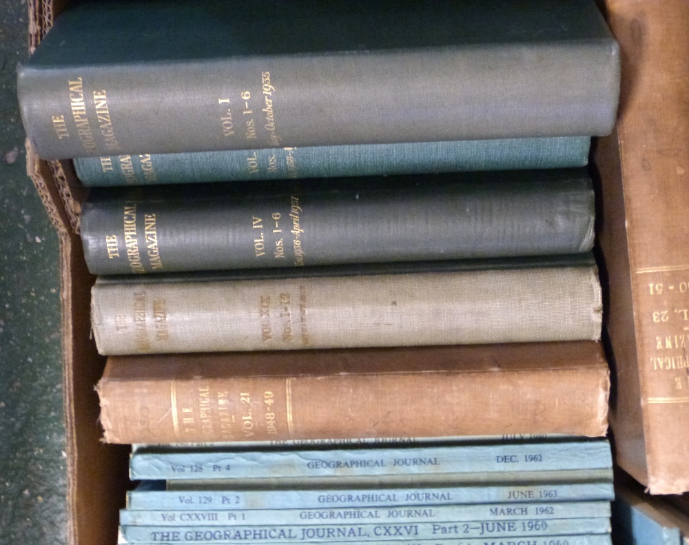 Box:, THE GEOGRAPHICAL MAGAZINE, 1936 to more recent in 8 vols and assorted individual parts - Image 2 of 3