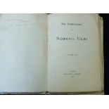 [GEORGE REGINALD BACCHUS]: THE CONFESSIONS OF NEMESIS HUNT VOLUME 1, London, privately printed,