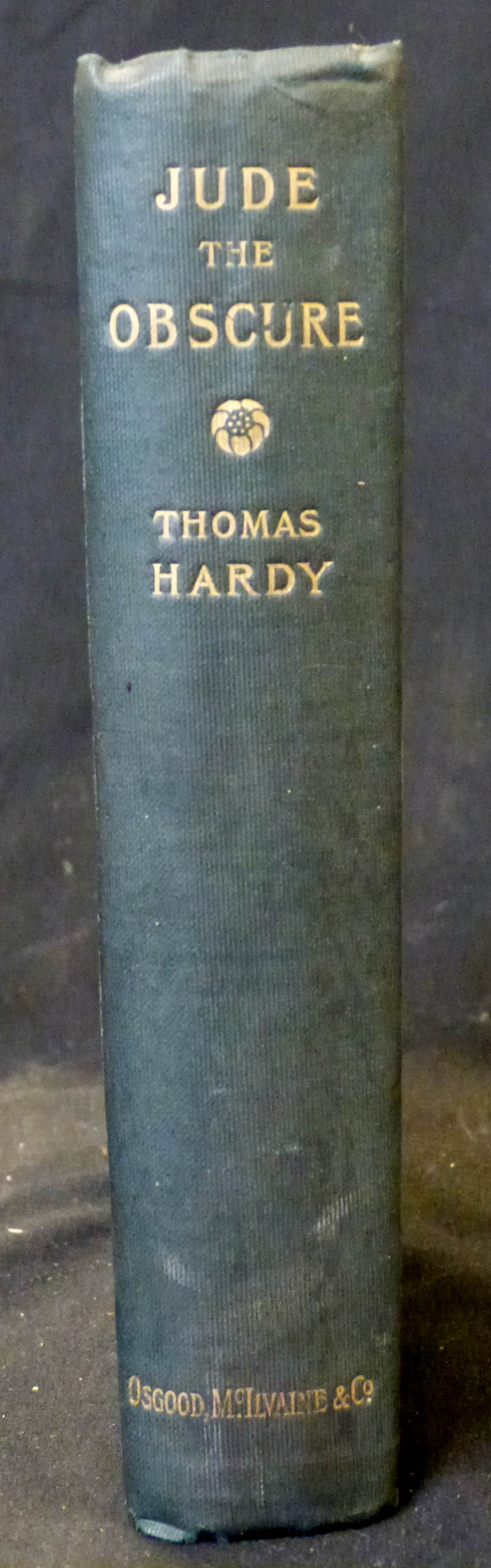 THOMAS HARDY: JUDE THE OBSCURE, London, Osgood, McIlvaine, 1896, 1st edition, mixed state, etched - Image 2 of 5