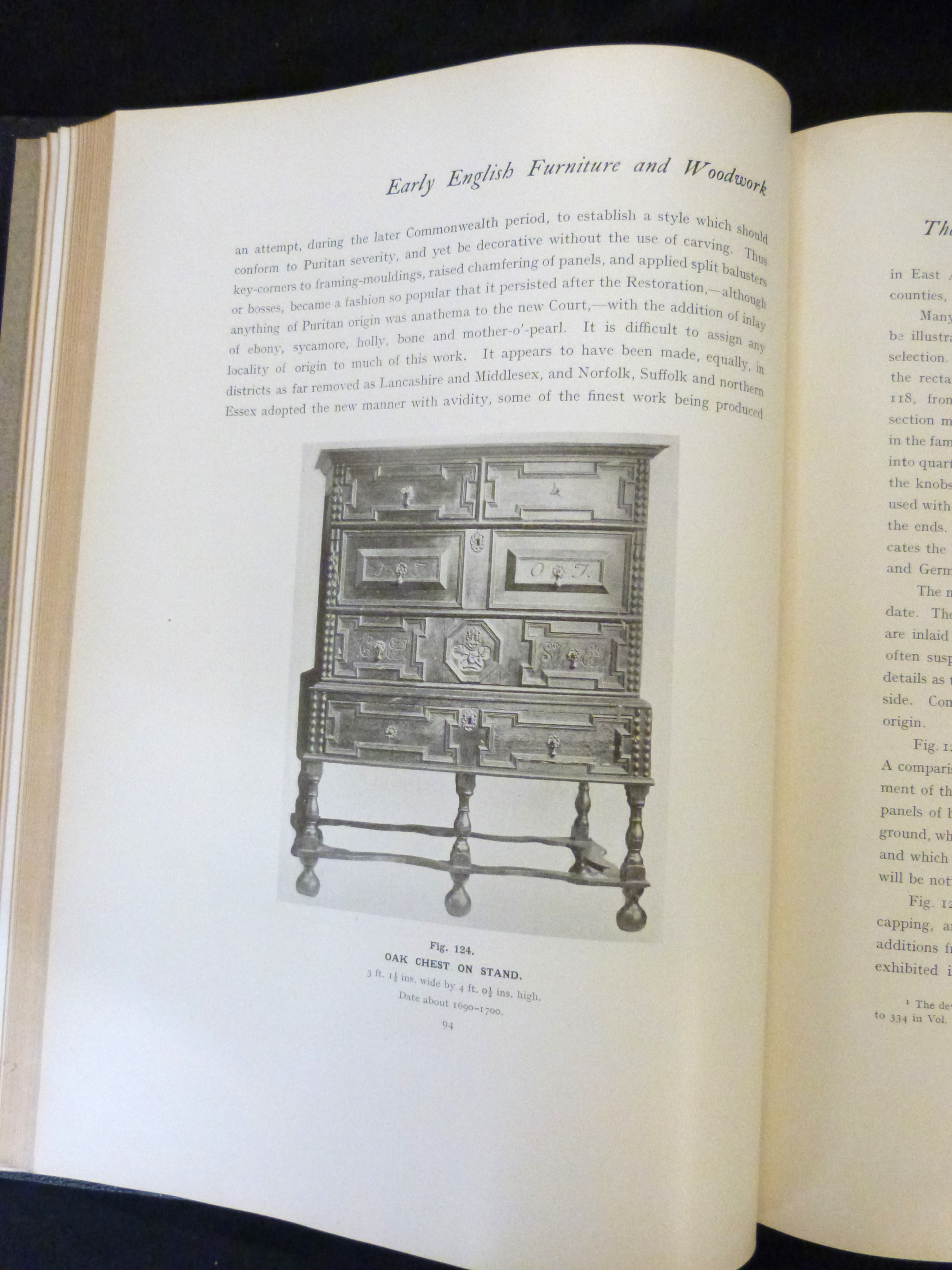 HERBERT CESCINSKY & ERNEST R GRIBBLE: EARLY ENGLISH FURNITURE AND WOODWORK, London, George - Image 5 of 5