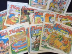 BOX: TAMMY AND MISTY COMIC, 91 issues, 1980-84, original pictorial wraps